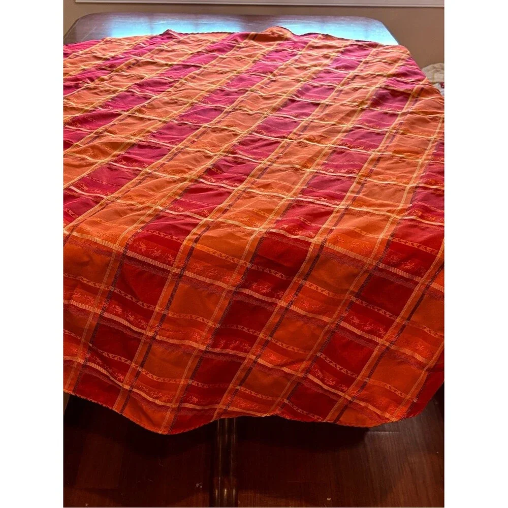 Better Homes And Gardens Rust Red Round Tablecloth